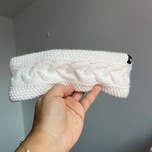 The North Face Cream Cable Knit Minna Earband One Size Gorpcore Vanilla Girl